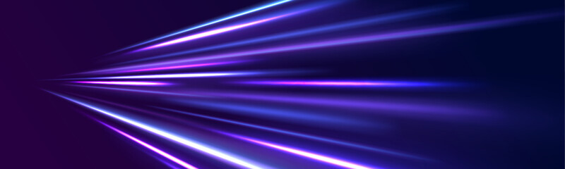 Abstract vector fire circles, sparkling swirls and energy light spiral frames. Abstract fire flare trace lens flares acceleration speed motion on night road. 