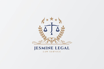 Letters for Law Pro Logo Template Vector