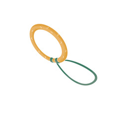 Obraz premium dog toy ring