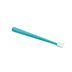 toothbrush with toothpaste