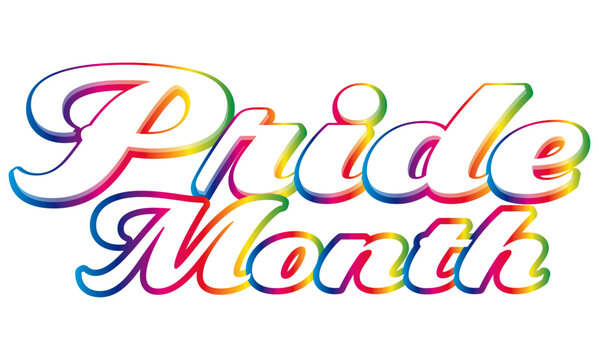 Pride Month - Word Art