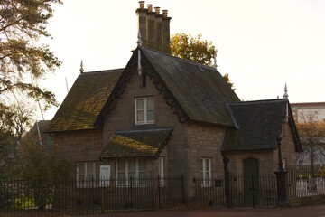 Fototapeta na wymiar Quintessential Townhouse in the Scottish Capital