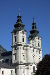 Fototapeta na wymiar Stiftskirche in Spital am Pyhrn