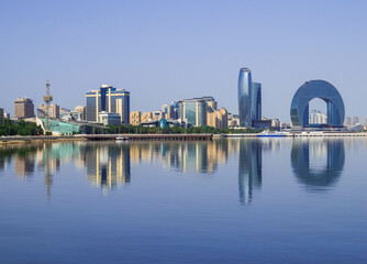 Fototapeta na wymiar Baku Skyline