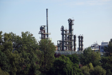 Industriegebiet in Frankfurt