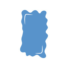 Hand drawn minimalist quote poster. Quote frames blank template. Isolated text box. Color empty speech bubbles. Vector illustration 