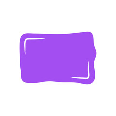 Hand drawn minimalist quote poster. Quote frames blank template. Isolated text box. Color empty speech bubbles. Vector illustration 