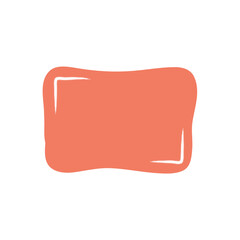 Hand drawn minimalist quote poster. Quote frames blank template. Isolated text box. Color empty speech bubbles. Vector illustration 