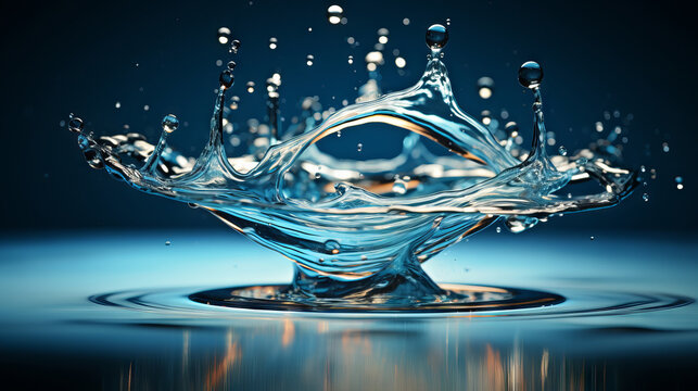 Water splash background