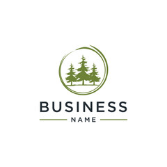 forest logo vector suitable for your company