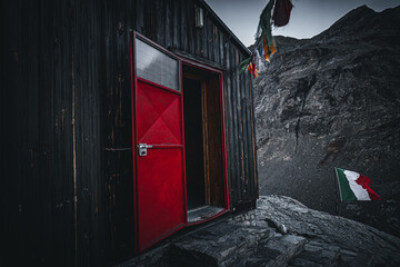 Alpine refuge, Aosta Valley, Italy