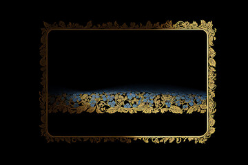 レトロな花模様のデザイン　ジェネレーティブ AI