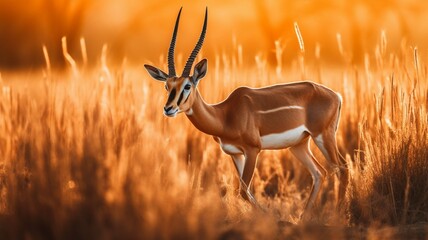 Impala antelope - obrazy, fototapety, plakaty
