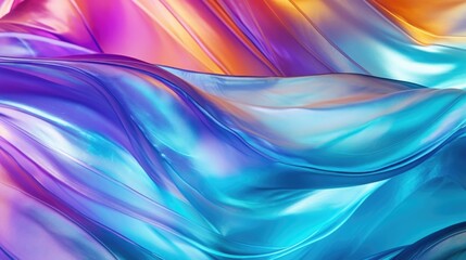 Fototapeta premium Thick dense viscous provocative sticky flowing liquid texture abstract background. Vibrant colorful curve dynamic fluid for wallpaper presentations, websites, social media. Trendy graphic design..
