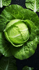 Obraz premium head of cabbage