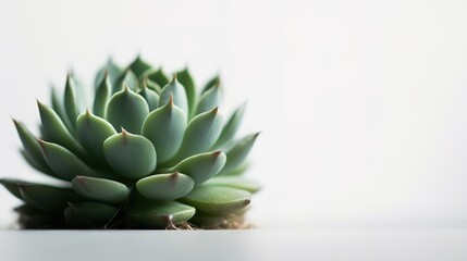 Flower placed in front of a solid white color background