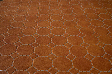 Geometric texture of gold wallpaper for background