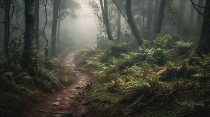 A photograph of a natural landscape