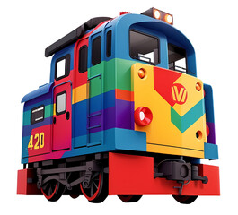 Whistle Stop Wonders: Exploring a Cute Train Engine