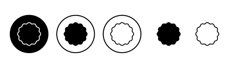 Badge icon set illustration. Awards icon vector. Achieve sign and symbols