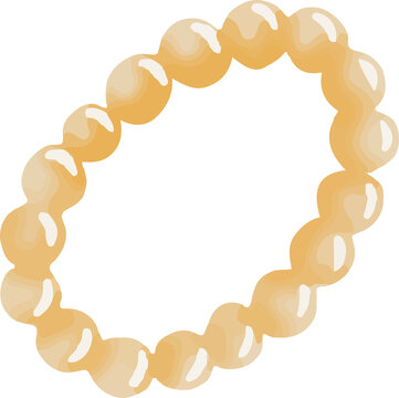golden pearl neckless