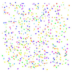 Vector colorful confetti background