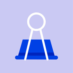 Vector illustration stationery supplies, flat style