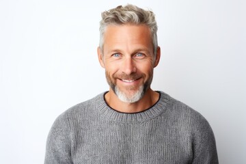 Obraz premium Portrait photography of a Swedish man in his 40s against a white background