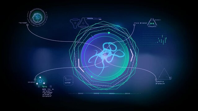 Animated data on an unknown living organism