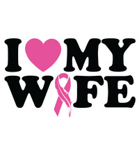 I love my mom aunt nana daughter son cowgirl fight hope friend warrior wife breast cancer pink out pink ribbon svg png, breast cancer svg png