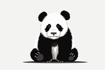 Obraz premium Cute panda illustration