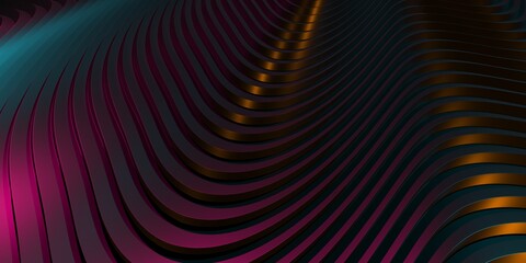 Abstract Futuristic Background with Lines Stripes. Wallpaper design mock up