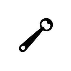  Bottle opener icon vector, solid flat sign, illustration on white background.