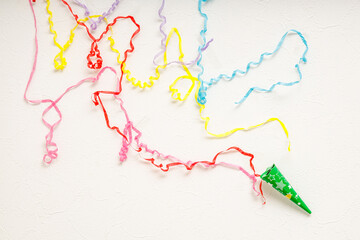 緑色のクラッカー