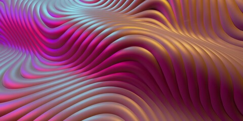 Fototapeta premium Color waves abstract background texture. Fluid flow abstract holographic wallpaper