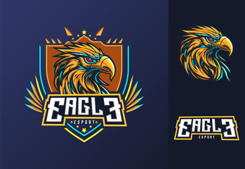 Eagle Logo Esport Illustration Vector © RizkyFerian