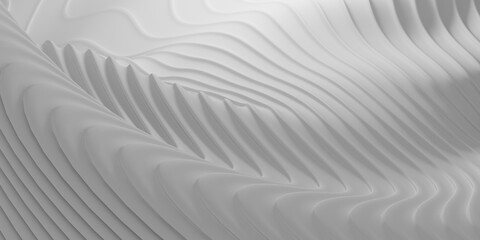 Wavy glossy abstract stripes background