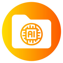 folder gradient icon
