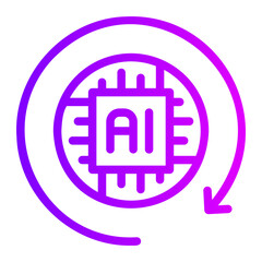 refresh gradient icon