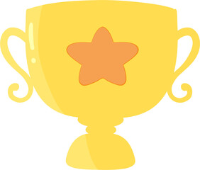  trophy doodle cartoon illustrations
