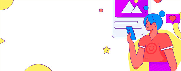 Business People Flat Vector Concept Operation Hand Drawn Illustration
