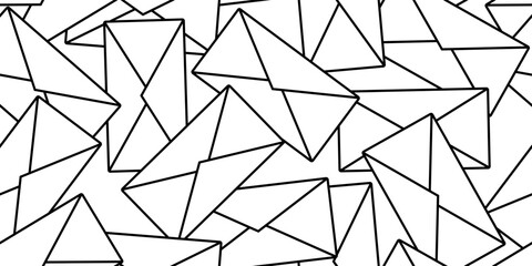 pile of envelope seamless pattern