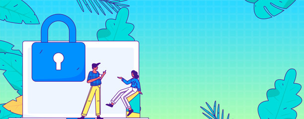 Business People Flat Vector Concept Operation Hand Drawn Illustration
