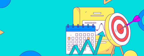 Business People Flat Vector Concept Operation Hand Drawn Illustration
