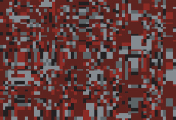 seamless camouflage pattern with maroon and red colors