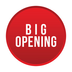 big opening banner design. big opening icon. Flat style vector illustration.