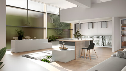 Fototapeta premium modern living room