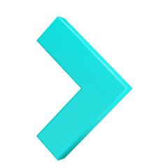 3d blue arrow premium icon