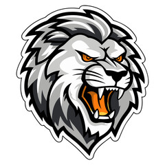 Lion head vector illustration