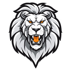 Lion head vector illustration